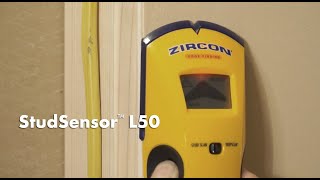 Zircon StudSensor L50 Edge Finding Stud Finder [upl. by Aurea]