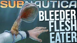 Subnautica  Bleeder Blood Suckers amp Bone Shark  Lets Play Subnautica Part 3 [upl. by Aihsital32]