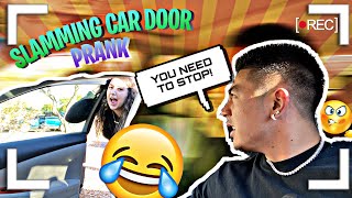 Slamming Door Prank On Boyfriend [upl. by Nyletac641]