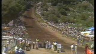 British 500cc Motocross GP Hawkstone Park 1984 Part 2 [upl. by Tarabar566]