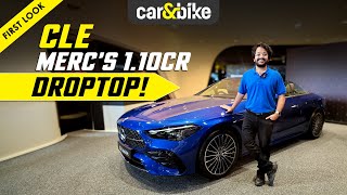 Mercedes new convertible for India  meet the Rs 110 crore CLE 300  Detailed First Look [upl. by Columbyne794]