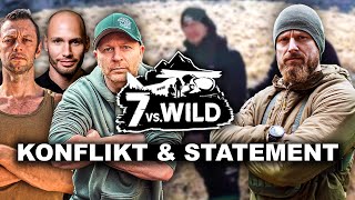 7 vs Wild  FRITZ STATEMENT zum MOBBING und KONFLIKT Hätte es zum SCHLAG kommen KÖNNEN [upl. by Retseh]