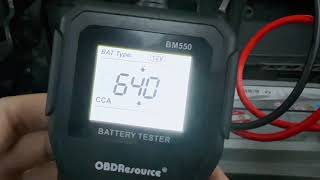 OBDResource 6v 12v 24v BM550 Battery Tester Quick View [upl. by Aisanat]