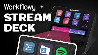 NEW Elgato Stream Deck plus Workflowy for the ULTIMATE Productivity Setup for Mac and PC Users [upl. by Prissie]