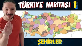 TÜRKİYENİN ŞEHİRLERİ OYUNU  Türkiye Harita Bilgisi Çalışması Kamp1 KPSSAYTTYT [upl. by Halsted376]