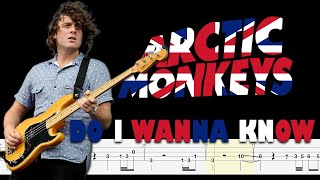 Arctic Monkeys  Do I Wanna Know Bass Tabs and Notation  By ChamisBass chamisbass basstabs [upl. by Matlick]