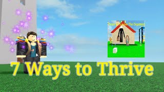 7 Dos and Donts to Thrive  Roblox Thrive To Survive The Disasters [upl. by Prissy]