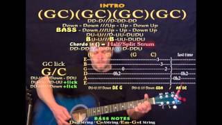 3AM Matchbox 20 Guitar Cover Lesson No Capo G Em C D with Lyrics [upl. by Araet]