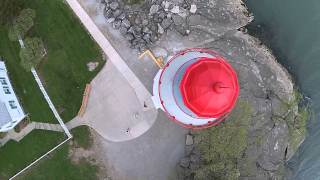 Marblehead Lighthouse Aerial Footage from RC UAV [upl. by Ahsenat]