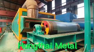 PPGI PPGL Color coated steel coil production process [upl. by Lajes973]