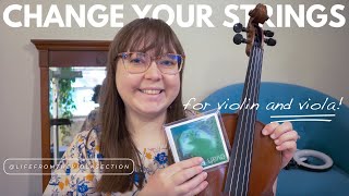 How to Change Your Violin or Viola Strings Updated amp FAQ [upl. by Ahsikyt725]