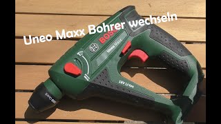 Bosch Uneo Maxx  Bohrer wechseln [upl. by Eniad]