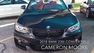 2018 BMW 230i Convertible Walk Around B8563 [upl. by Repotsirhc]