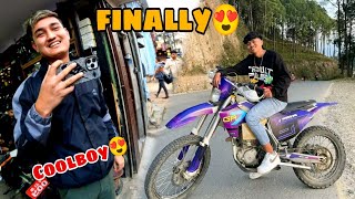 Finally Bike Aayo 😍coolboyvlog69 Sanga Bhetghat [upl. by Collin]