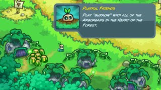 Playful Friends  Play quotBurrowquot with all the Arboreans  Kingdom Rush 5 Alliance Achievement [upl. by Aisatal]