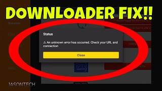 An Unknown Error Has Occurred Check Your URL amp Connection FIX [upl. by Feodora931]