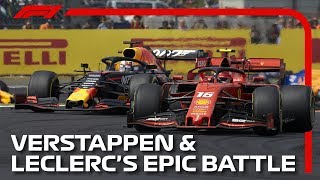 Verstappen And Leclercs Epic Silverstone Battle  2019 British Grand Prix [upl. by Gravante]