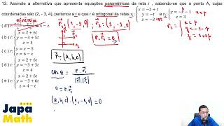 Prova EFOMM Resolvida2014  2015  Matemática  Questão 13 [upl. by Lundin]