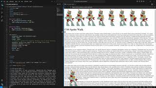 CSS Sprite Animation [upl. by Hterag824]