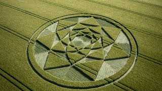 2021 crop circles  Shaw Hill Nr Ludgershall Wiltshire UK [upl. by Florri]