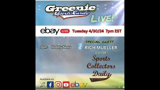 Greenie Sports Cards Interview with Rich Mueller the editor of Sports Collectors Daily [upl. by Ilse]