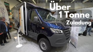 ALLRAD WOHNMOBIL MIT ÜBER 1 TONNE ZULADUNG 2023 Bimobil HR 380 4x4 Mercedes Sprinter Allrad [upl. by Esteban464]