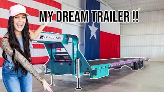 My BRIGHT Custom 44ft Load Trail Gooseneck Trailer [upl. by Moazami]