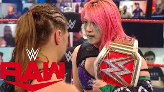 Ronda Rousey RETURNS For The Raw Women’s Championship Match Raw Mar 17 2021 [upl. by Aneehs]