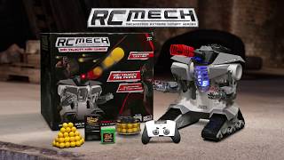 New Bright  RC MECH Robo Cannon [upl. by Esiocnarf]