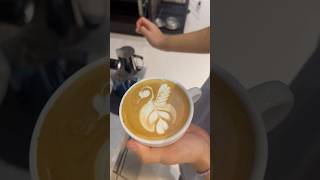 today’s latteart coffee latteeart latte cappuccino [upl. by Aihselat]