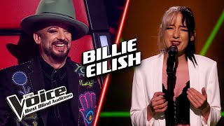 Beautiful BILLIE EILISH songs  The Voice Best Blind Auditions [upl. by Gerstein]