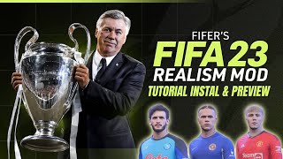 MENCOBA FIFERS REALISM MOD FIFA 23  1000 NEW FACE amp UPDATE SQUAD 2324 amp NEW TATTOOS fifa23 [upl. by Ayahsal797]