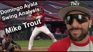 Domingo Ayala Video Analysis Mike Trout [upl. by Naujd]