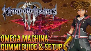 Ⓜ Kingdom Hearts 3 ▸Omega Machina Gummi Guide amp Setup Orichalcum [upl. by Idnis]