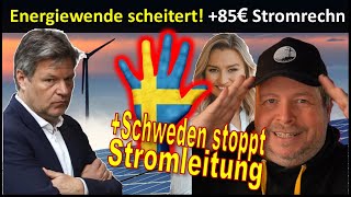 Energiewende Kosten Mai 85 € Jeder onTop Schweden stoppt Stromleitung nach D [upl. by Ahsineb]