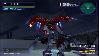 Gundam vs Zeta Gundam  PS2   2v1 Practice [upl. by Tiffi559]