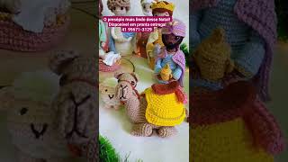 Presépio En cantado de Natal Amigurumi PRESÉPIO ENCANTADO natal2023 natalchegando presepiodenatal [upl. by Idden]