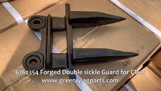 6762354 Forged Double Sickle Guard for Class Harvester  Greenly Manufacturer [upl. by Hna]