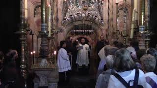 Solemn Entrance and Procession in the Basilica of the Holy Sepulcher [upl. by Caprice]