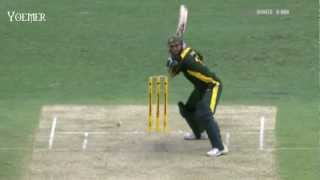 Shahid Afridi baseball six YouTube [upl. by Ahseen]