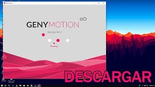 GenyMotion Free mejor emulador de android en tu pc Personal Edition [upl. by Eleik]