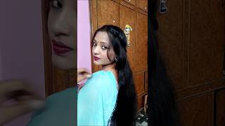 Cute open hair styleshortvideo trending hairtutorial viralshorts [upl. by Meerek]