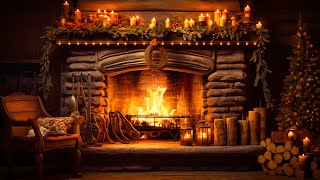 Cozy Winter Fireplace Sounds  Relaxing Winter Ambience  Fireplace Ambience [upl. by Gowon]