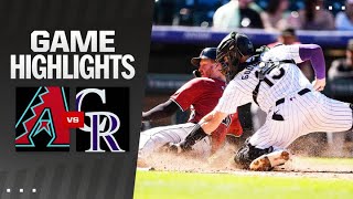 Dbacks vs Rockies Game Highlights 91824  MLB Highlights [upl. by Schnabel]