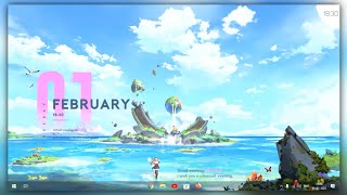 Best Animated Wallpaper With Rainmeter Skin  Windows 10 [upl. by Ahsaela]