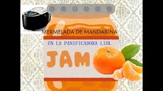 Mermelada de mandarina en panificadora lidl [upl. by Sivolc]