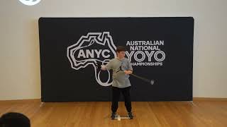 Australian National Yoyo Championships Amateur Div 18th Ash Hitchings [upl. by Tawsha]