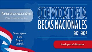 CONVOCATORIA A BECAS NACIONALES 2021 MESCYT [upl. by Ynohtona]