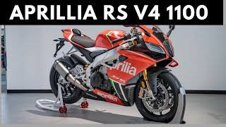 quotAprillia RS V4 1100 Factory Reviews  A Superbike Masterpiece [upl. by Simah]