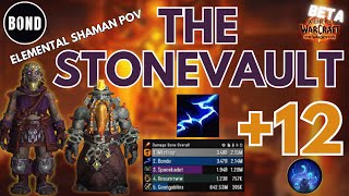 The Stonevault 12  Farseer Elemental Shaman  TWW Beta [upl. by Gaiser910]